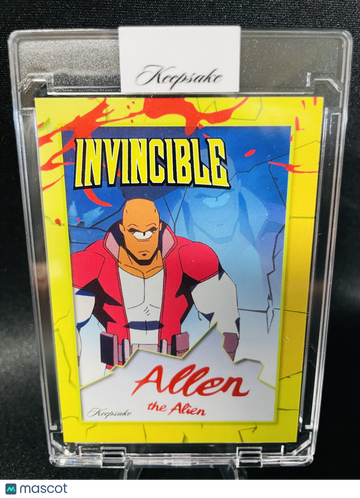 2026 Keepsake Invincible Allen the Alien Signagraph #/100 Super Products Inc Card #9 Trading Card