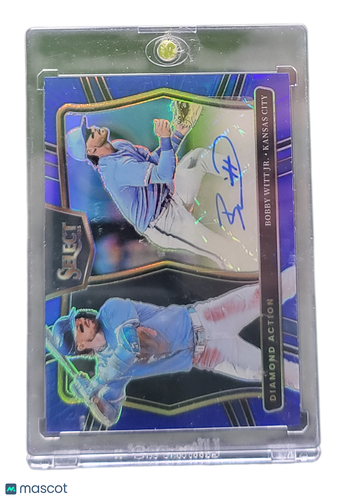 2025 Panini Select Prizm Bobby Witt Jr. #DAS-BW Purple /49