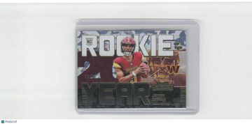 2024 Panini Contenders Jayden Daniels #2 Rookie of the Year Contenders Cracked Ice /25 VERY CLEAN CARD SN