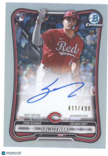 2026 Topps Bowman Chrome Sal Stewart #CRA-SS Refractor /499 RC
