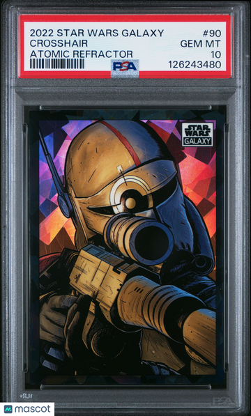 2022 Topps Chrome Star Wars Galaxy Crosshair #90 Atomic Refractor PSA 10
