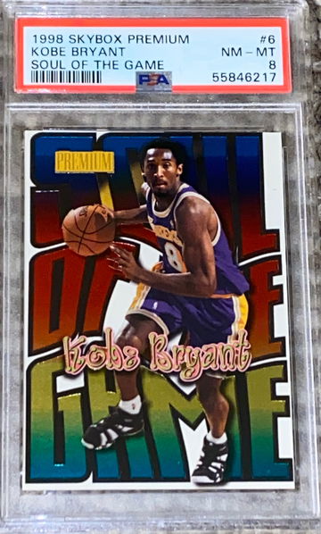 skybox premium Kobe Bryant PSA 8