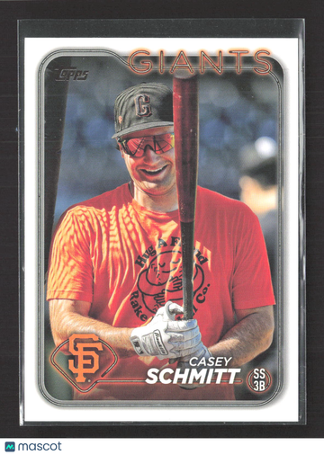 2024 Topps Series Two Casey Schmitt #403 Golden Mirror Image Variation