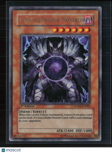 2008 Yu-Gi-Oh! The Dark Emperor Structure Deck Caius the Shadow Monarch 1st Edition