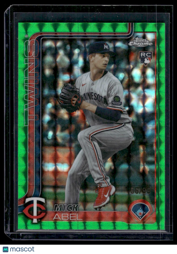 2025 Topps Chrome Update Series Mick Abel #USC49 Green Geometric /96 RC