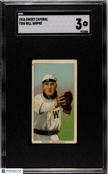 1910 Sweet Caporal (T206) Bill Shipke SGC 3