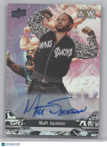 2023 Upper Deck AEW Matt Jackson #27 Autograph