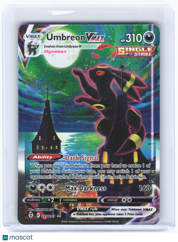 2021 Pokemon—Umbreon VMAX #215/203 Evolving Skies—Secret Rare Holo (Alt Art)