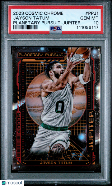 2023 Topps Cosmic Chrome Planetary Pursuit Jayson Tatum #PPJ1 Jupiter PSA 10