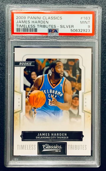 2009-10 Panini Classics Silver James Harden RC /100 PSA 9 POP 3