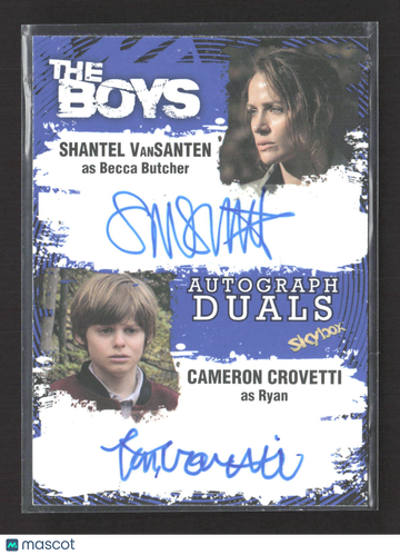 2025 Upper Deck SkyBox The Boys Season 1 & 2 Cameron Crovetti Shantel VanSanten Autograph Duals #AD-VC