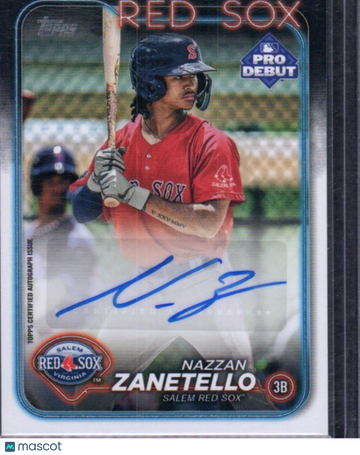 2024 Topps Pro Debut Nazzan Zanetello #PD-174 Autographs AU