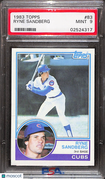 1983 Topps Ryne Sandberg #83 PSA 9