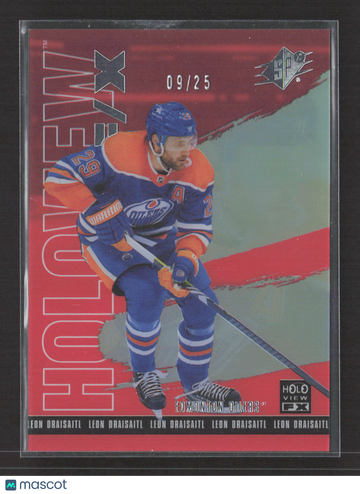 2025 Upper Deck SPx Holoview FX Leon Draisaitl #HV-15 Red /25