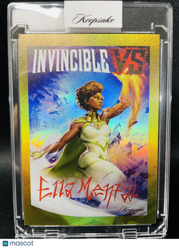 2026 Invincible VS Gold Foil Signagraph Trading Card #10 2/10 Ella Mental Auto Super Products