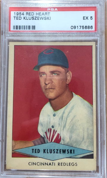 1954 Red Heart Ted Kluszewski PSA 5