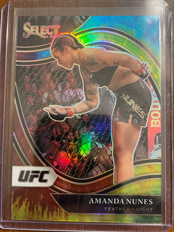 2021 Select UFC SSP Octagonside Amanda Nunes Tie Dye Prizm /25