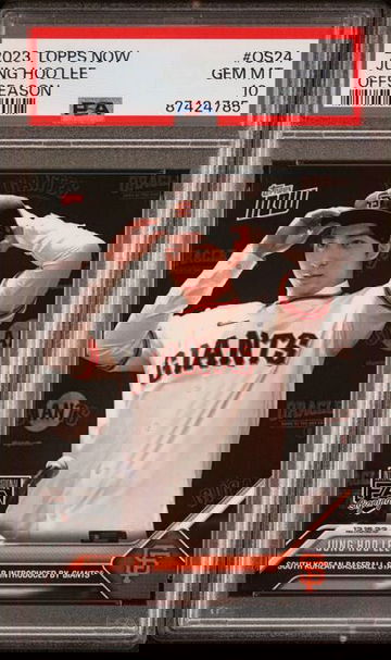 🔥2023 Topps Now Jung Hoo Lee #OS24 SOUTH KOREAN STAR PSA 10 GEM MT🔥