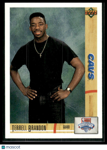 1991-92 Upper Deck Terrell Brandon #6 RC