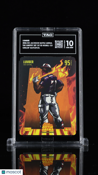 2026 Bo Jackson Battle Arena Lumber #GRILL-121 Grillin' Battlefoil TAG 10