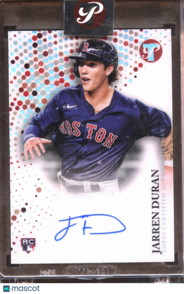 Jarren Duran 2022 Topps Pristine RC Auto Boston Red Sox