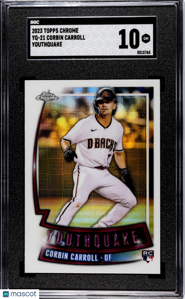 2023 Topps Chrome Corbin Carroll #YQ-21 SGC 10