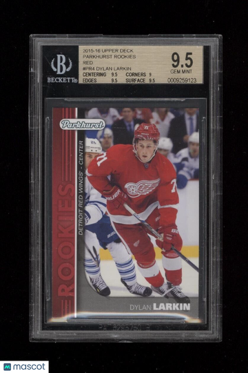 2015-16 Upper Deck Dylan Larkin #PR-4 Red Rookie BGS 9.5