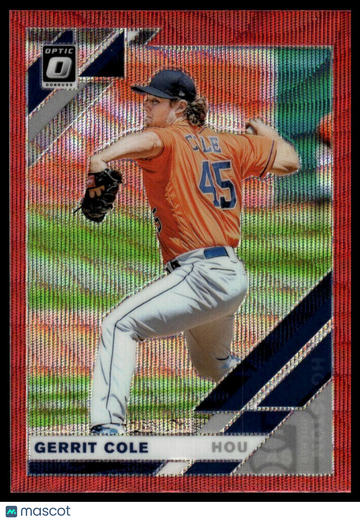 2019 Donruss Optic Gerrit Cole #162 Red Wave