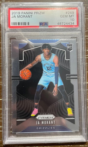 2019 Panini Prizm Ja Morant PSA 10