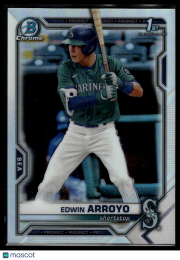 2021 Bowman Draft Edwin Arroyo #BDC-74 Chrome Refractor