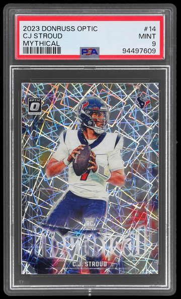 2023 Donruss Optic Cj Stroud Mythical PSA 9 RC