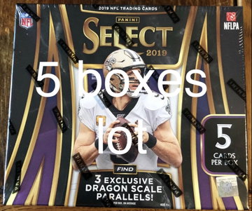 5 Boxes Lot - Select T-Mal Football 