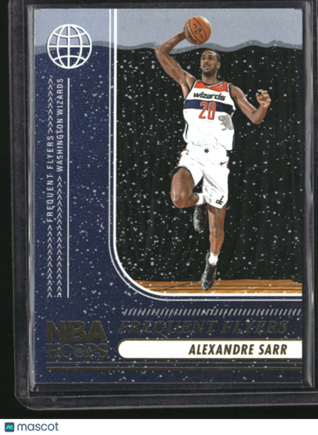 2024-25 Hoops Winter Alexandre Sarr #14 Frequent Flyers Washington Wizards