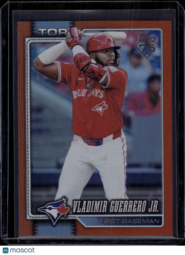2026 Topps Series One Vladimir Guerrero Jr. #20 Orange