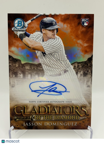 2024 Bowman Chrome Gladiators of the Diamond Autographs Jasson Dominguez #GDA-JD RC