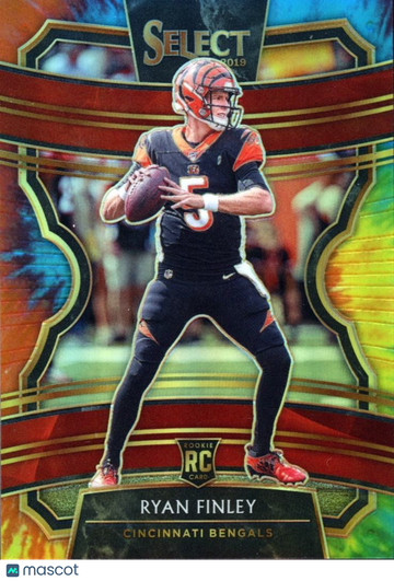 2019 Ryan Finley Tie-Dye Prizm Rookie
