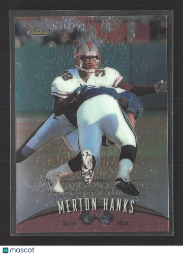 1997 Topps Finest Merton Hanks #117 Refractor