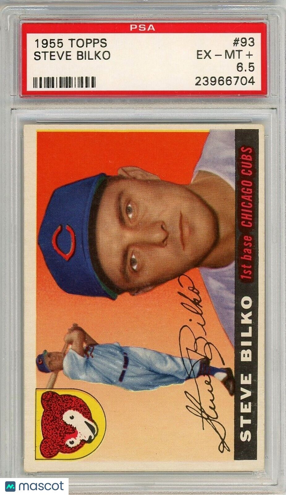 1955 Topps Steve Bilko #93 PSA 6.5 P1323