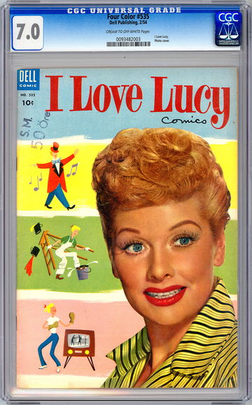 I LOVE LUCY #1 CGC 7.0 *aka FOUR COLOR #535* CLASSIC 1950’S TV SERIES DELL 1954