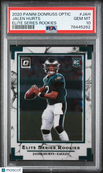 2020 Panini Donruss Optic Elite Series Rookies Jalen Hurts #JAH PSA 10