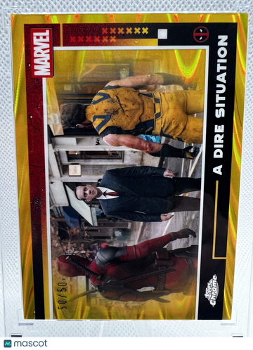 2025 Topps Chrome Marvel Studios Deadpool & Wolverine Mr. Paradox Wolverine Deadpool 50/50 #92
