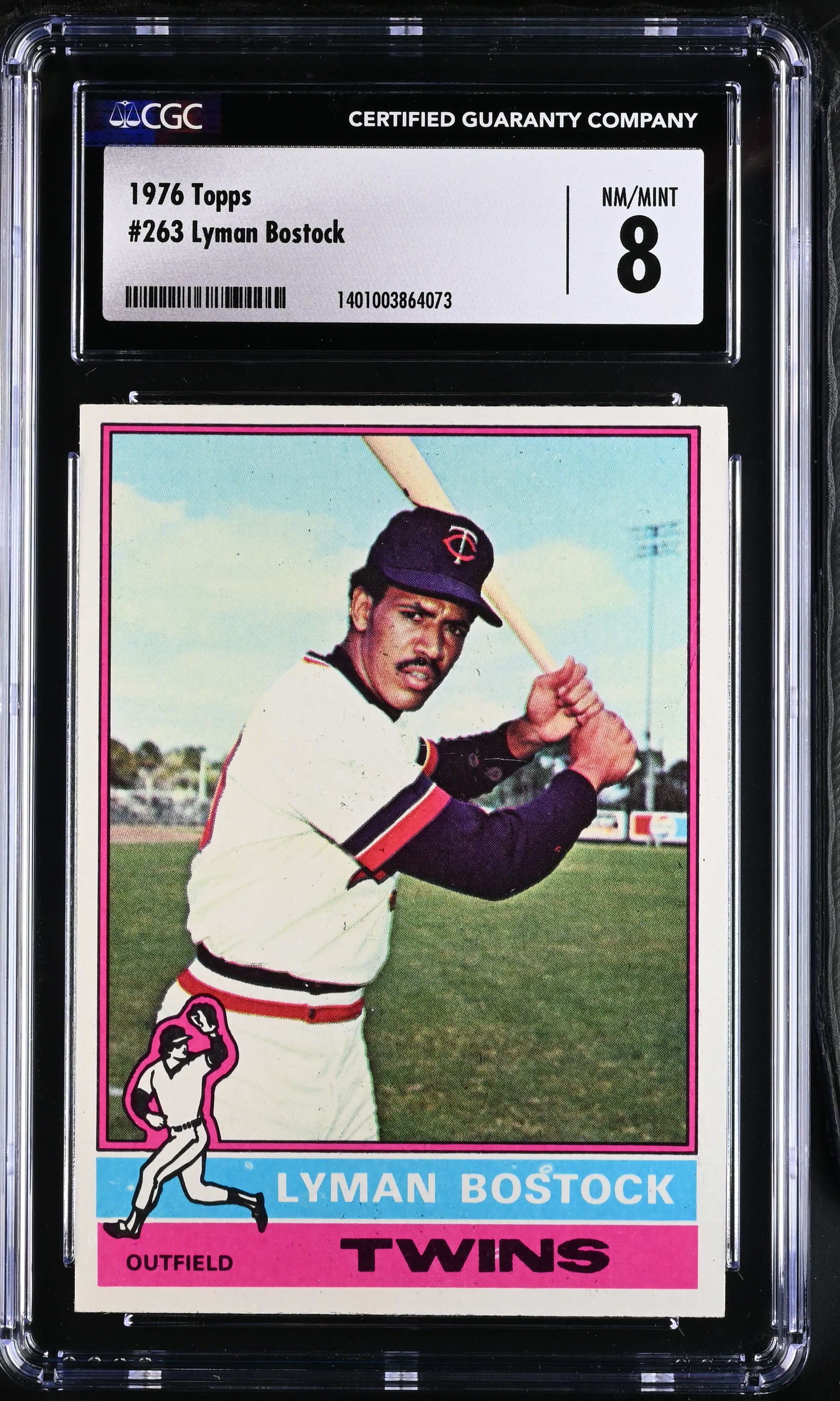 1976 Topps Lyman Bostock Rookie #263 CGC 8 P1370