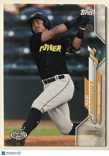 JULIO RODRIGUEZ 2020 Topps Pro Debut #PD-111 West Virginia Power Mariners