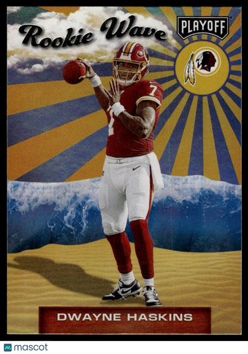 2019 Panini Playoff Dwayne Haskins #3 Rookie Wave