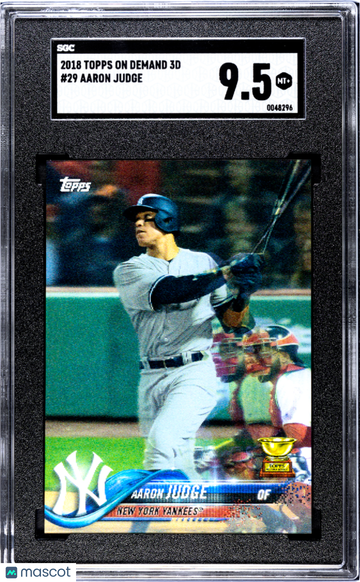 2018 Topps On Demand 3d Aaron Judge #29 SGC 9.5