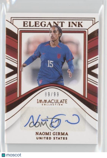 2023-24 Panini Immaculate Collection - Elegant Ink Naomi Girma #EI-NG [None] 89/99