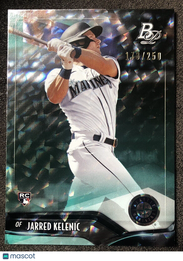 Jarred Kelenic 2021 Bowman Platinum Aqua Ice Foilboard SP #178/250 MARINERS