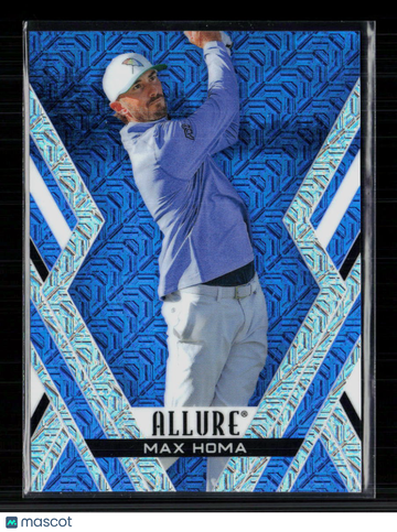 2026 Upper Deck Allure Golf Max Homa #15 Blue Tees