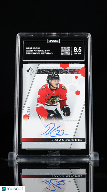 2022 Upper Deck SP Authentic Lukas Reichel
 #107 /999 Rookie TAG 8.5