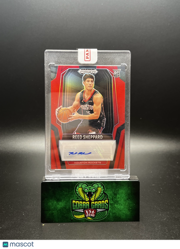 2024 Panini Prizm Draft Picks Prizm Black Reed Sheppard #RS-SHP Red /99 RC